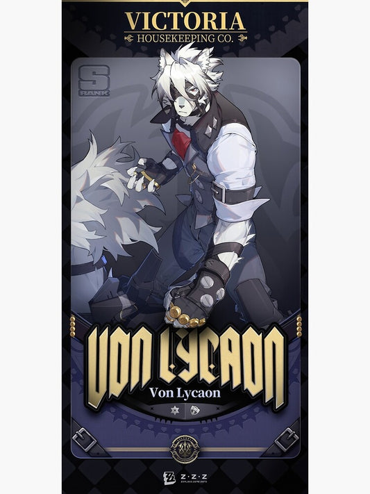 Zenless Zone Zero - Von Lycaon Posters Wall Canvas Painting, and Frames
