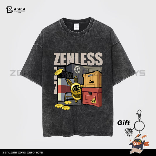 Zenless Zone Zero - Bangboo Pure Cotton Summer Loose Style Printed T-shirt