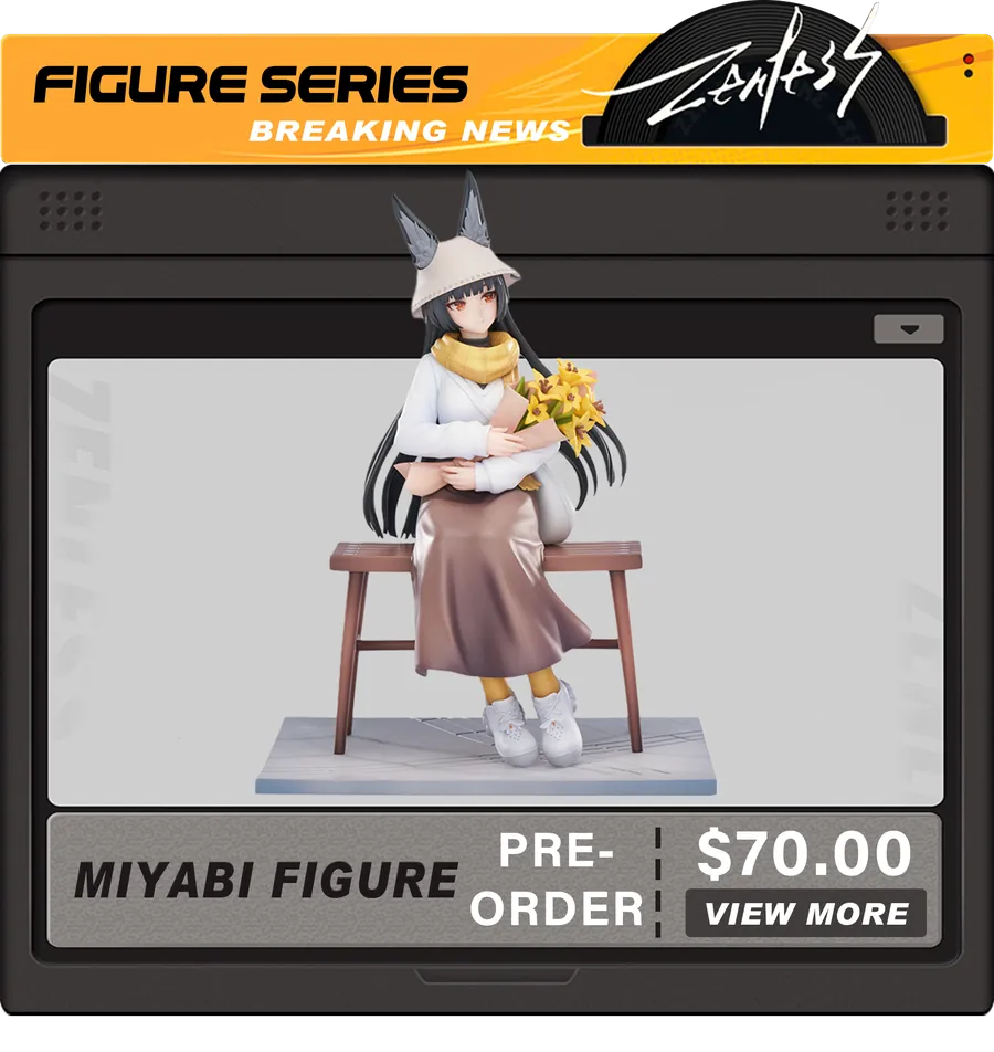 Figure Series — Miyabi figure, pre-order, $70.00