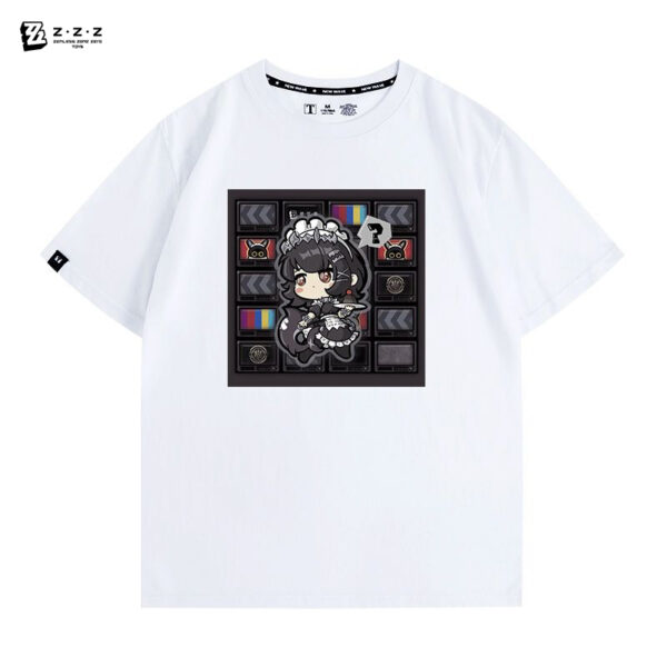 Zenless Zone Zero Ellen Joe Game Characters Summer Thin T-shirt