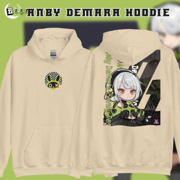 Anby Demara ZZZ Zenless Zone Zero Fanart Unisex Hoodie