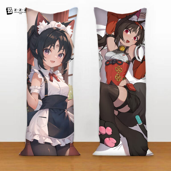 Zenless Zone Zero Nekomata Long Body Pillow Game Bed Pillow