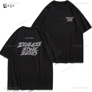 Zenless Zone Zero MiHoYo Game Clothes Theme Letters Print Tops Streetwear Hip Hop Hipsters Men Women T Shirt Ropa Hombre Cotton