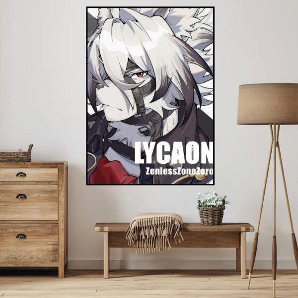 Zenless Zone Zero Von Lycaon Poster Home Prints Wall Decoration Living Room Painting Bedroom Office