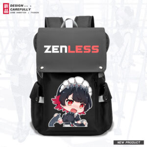 Game Anime Zenless Zone Zero Ellen Joe Kids School Bag Student Backpack Game Men Women Versatile Casual Backpack