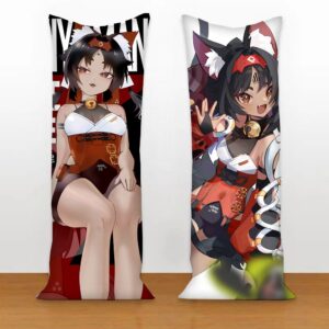 Zenless Zone Zero Game Nekomata Long Pillow Game Bed Pillow