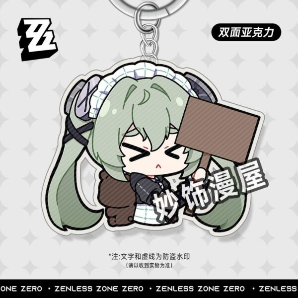 Zenless Zone Zero Chibi Version Acrylic Keychain