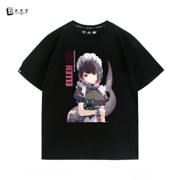 Zenless Zone Zero Ellen Joe Game Characters Summer Thin T-Shirt