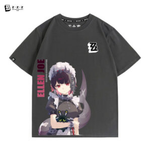 Zenless Zone Zero Ellen Joe Game Characters Summer Thin T-shirt