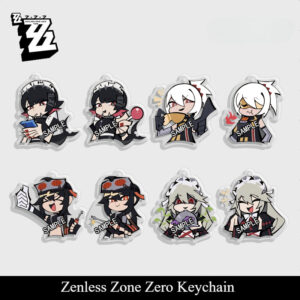 Zenless Zone Zero Cute Ellen Joe Shark Keychain