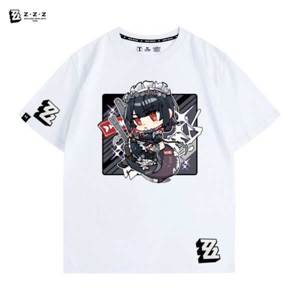 Zenless Zone Zero Ellen Joe Game Characters Summer Thin T-shirt