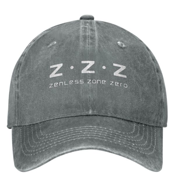 Zenless Zone Zero Letter Print Washed Baseball Cap Street Style Trucker Hat Summer Female Male Outdoor Sun Visors Baseball Caps