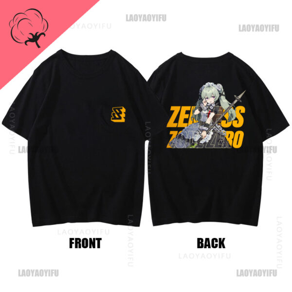 Hot Sales Cartoon ARPG Game Zenless Zone Zero Belle Printed T Shirts Trend Men/Women Role-playing Clothing Top