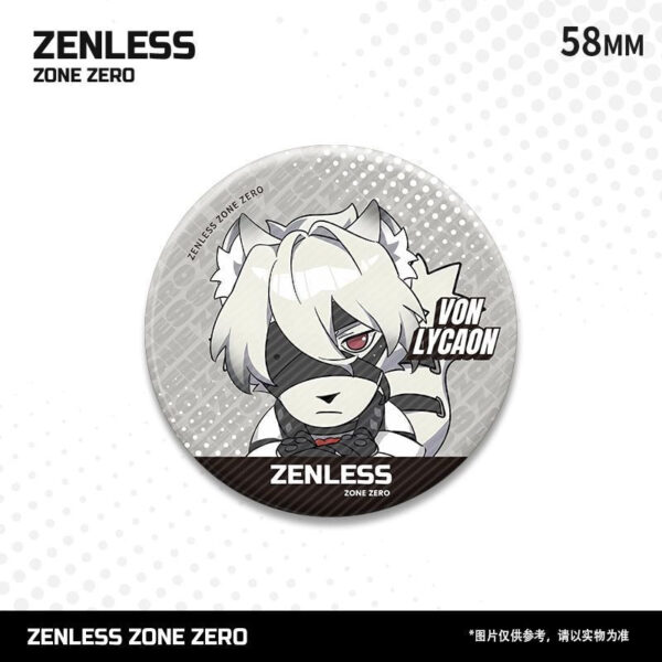 Zenless Zone Zero Cute Badges - Von Lycaon