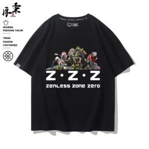 Zenless Zone Zero Nicole Game Characters Summer Thin T-shirt