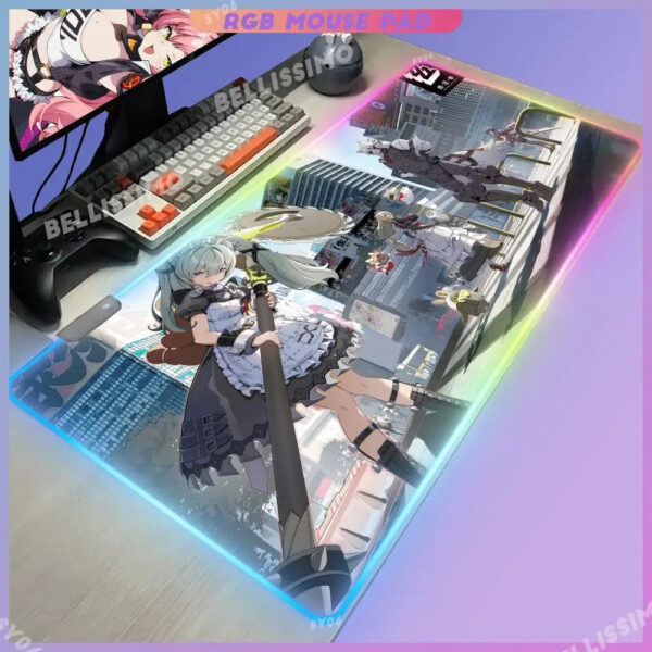 Zenless Zone Zero Mouse Pad Mousepad Large Cool eyboard Office gaming Desk Game Rubber No-slip Mat