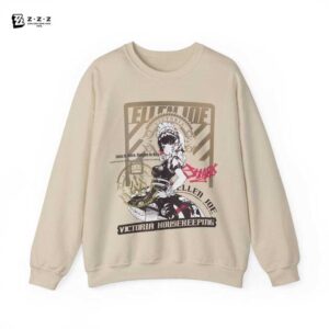 Zenless Zone Zero Ellen Joe Stylish Streetwear Graphic Tee | Victoria Housekeeping ZZZ Cozy Heavy Blend Unisex Crewneck Sweatshirt Sweater