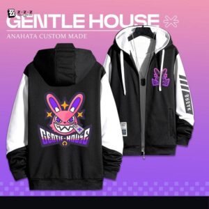 Zenless Zone Zero Gentle house Game Peripheral Clothes Rabbit anime Hooded Guards Autumn and Winter Loose Coat Spring/Autumn Bunny Coat