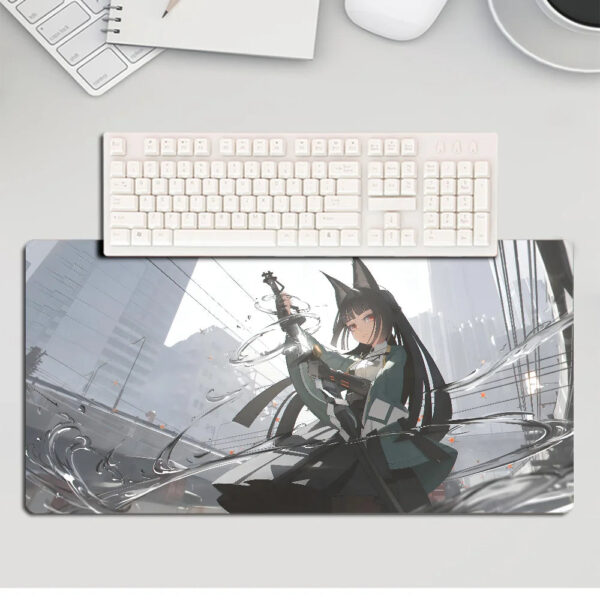 Zenless Zone Zero Hoshimi Miyabi Mousepad Large Gaming Mouse Pad LockEdge Thickened Computer Keyboard Table Desk Mat