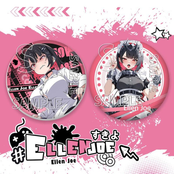 Zenless Zone Zero Ellen Joe Badges - Decorative Enamel Pin Gifts