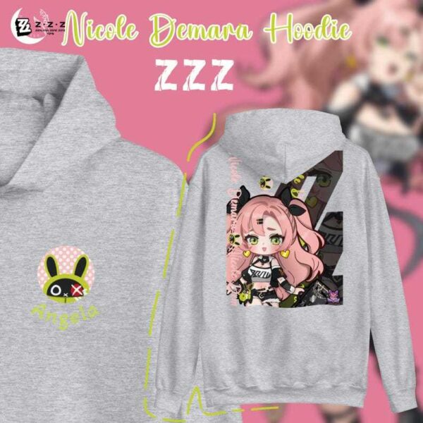 Zenless Zone Zero Nicole Demara ZZZ Fanart Unisex Hoodie