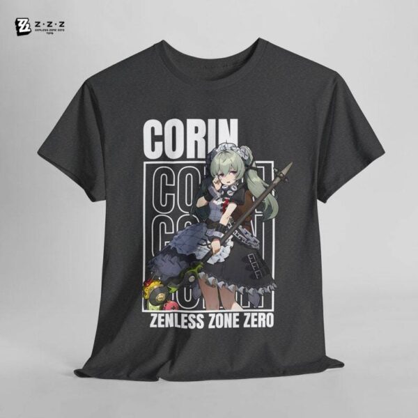 Corin Zenless Zone Zero T-Shirt Streetwear Unisex Anime Graphic Tee Unisex Graphic Shirt Anime Merchandise Trendy ZZZ Game Merchandise