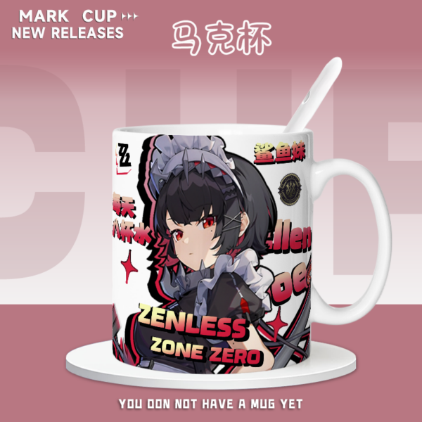 Zenless Zone Zero Ellen Joe Ceramic Mug - Chibi Creative Office Coffee Cup