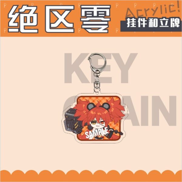 Zenless Zone Zero Acrylic Character Keychain Backpack Accessories Ornament Collection Gifts