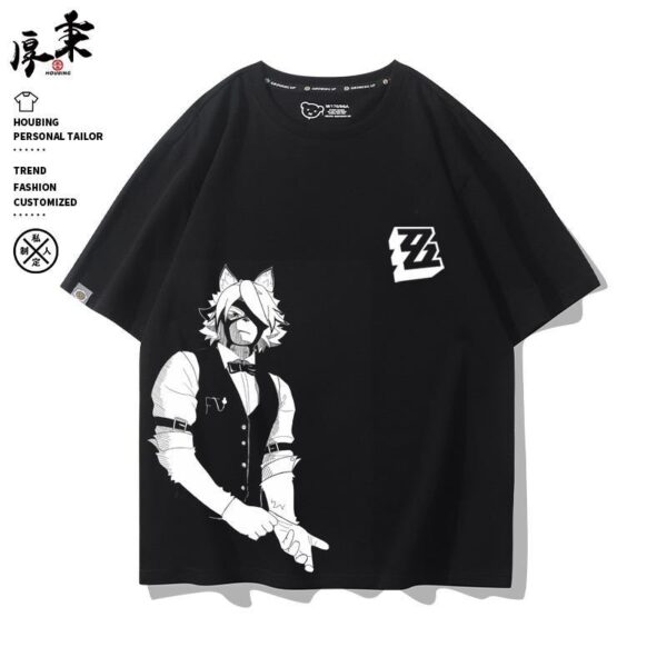 Zenless Zone Zero Nicole Game Characters Summer Thin T-shirt