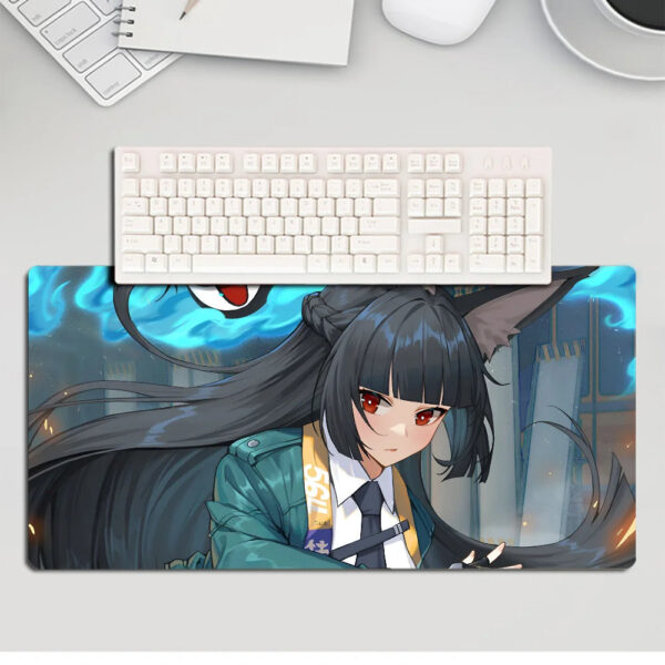 Zenless Zone Zero Hoshimi Miyabi Mousepad Large Gaming Mouse Pad LockEdge Thickened Computer Keyboard Table Desk Mat