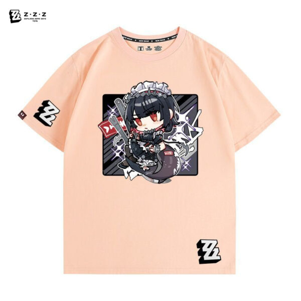 Zenless Zone Zero Ellen Joe Game Characters Summer Thin T-shirt