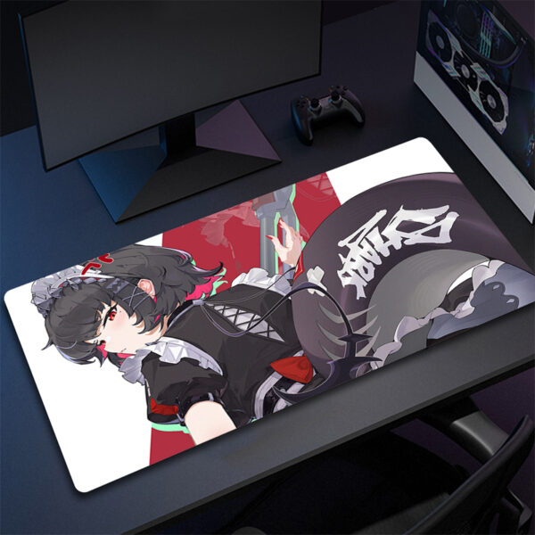 Gamer Large Computer Mousepad Zenless Zone Zero Gaming Mouse Pad Office Non-Slip Keyboard Mouse Mat Game Professional Table Mat