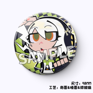 Zenless Zone Zero Chibi Illustration Funny Style Character Badge