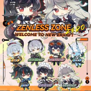 Zenless Zone Zero ZZZ Alexandrina/Anby/Ellen/Grace/Soldier 11/Soukaku/Zhu Yuan Double-sided Acrylic Keychain Charm