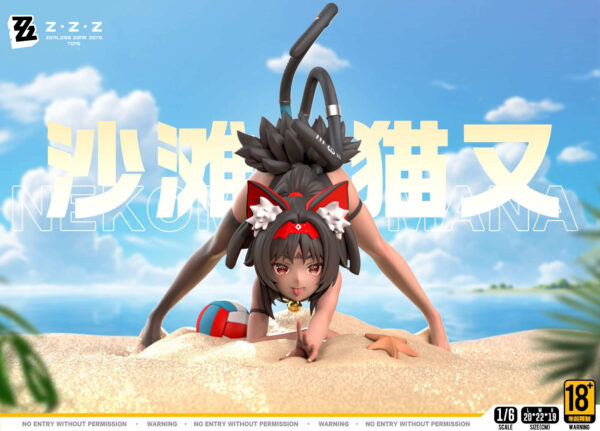 [Pre-Order] 1/6 Scale Beach Nekomiya Mana – Zenless Zone Zero Resin Statue