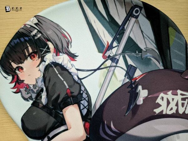 Zenless Zone Zero ZZZ Ellen Joe 3D Mouse Pad With Wrist Rest Gaming Play Mat Gift 3D Mousepad