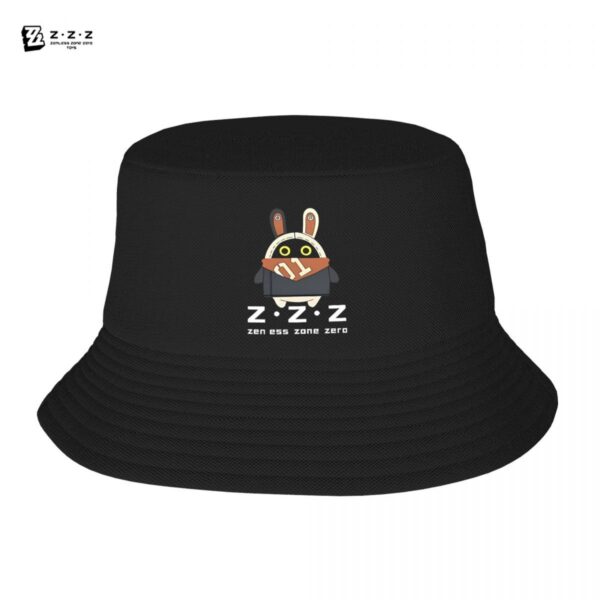 Bangboo Zenless Zone Zero Bucket Hat Spring Picnic Headwear Merch Game Fishing Fisherman Cap for Sport Women Bob UV Protection