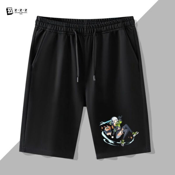 Zenless Zone Zero Von Lycaon Casual Loose Fit Men's Summer Shorts - Trendy Versatile Five-Point Shorts