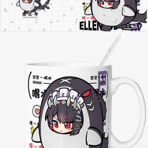 Zenless Zone Zero Ellen Joe Ceramic Mug - Chibi Creative Office Coffee Cup