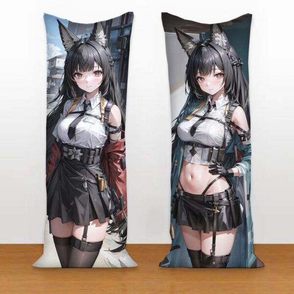 Zenless Zone Zero Game Miyabi Corin Von Lycaon Soilder 11 Long Pillow Game Bed Pillow