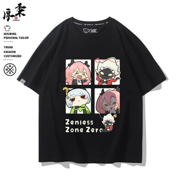 Zenless Zone Zero Nicole Game Characters Summer Thin T-shirt