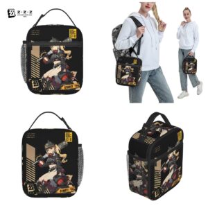 Agent Lucy Zenless Zone Zero Insulated Lunch Bags for Men Women Food Container Bags Reusable Cooler Thermal Lunch Box For Work