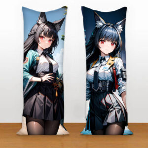 Zenless Zone Zero Game Miyabi Corin Von Lycaon Soilder 11 Long Pillow Game Bed Pillow