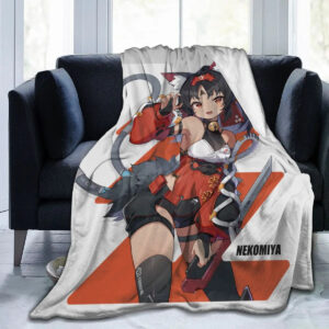 Zenless Zone Zero Fleece Blanket Throw Ultra Soft Flannel Blanket Digital Printed Premium Fluffy