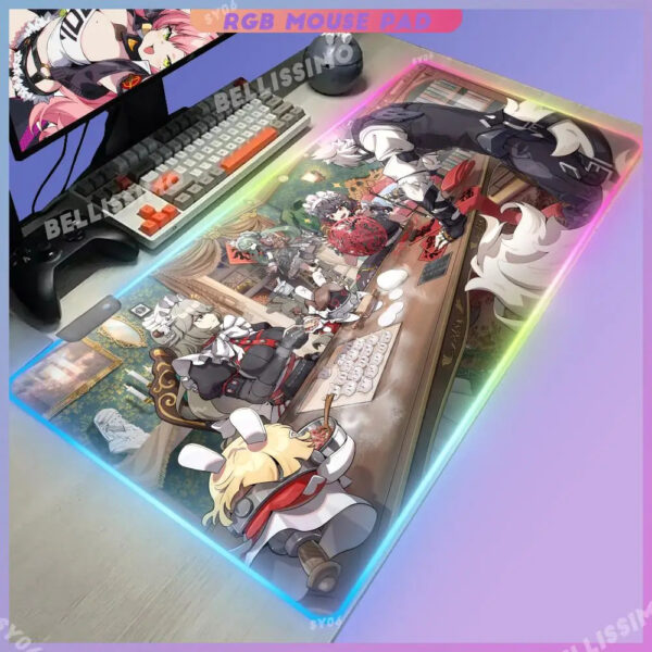 Zenless Zone Zero Mouse Pad Mousepad Large Cool eyboard Office gaming Desk Game Rubber No-slip Mat