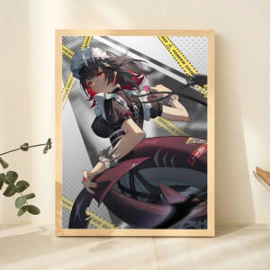 Zenless Zone Zero Ellen Joe Game Poster Stickers Living Room Bedroom Entrance Cafe Wall Art Decoration Painting Room Decor