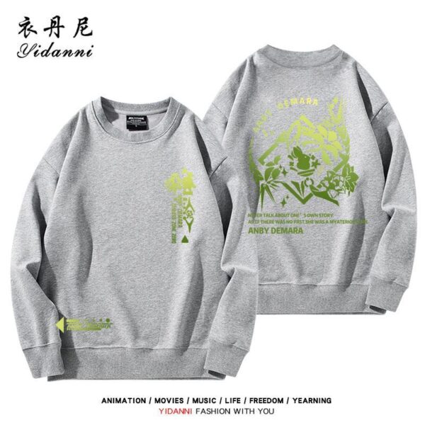 Zenless Zone Zero Anby Sweatshirt Game Characters Pullover Autumn and Winter Game Anby Character Sweatshirt