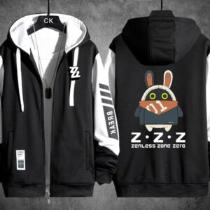 Zenless Zone Zero Thin Zippered Bangboo Hoodie Spring And Autumn Winter Casual Sportswear Game Clothing