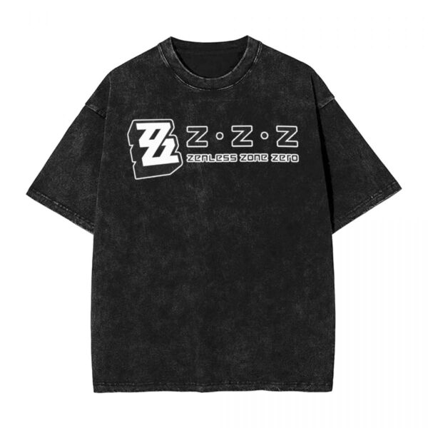 Video Game Zenless Zone Zero T-Shirt Summer Y2K Retro T-Shirts 2024 Cotton Fashion Tshirt For Men Short-Sleeved Simple Clothes