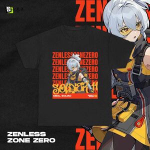 Zenless Zone Zero Soldier 11 Shirt ZZZ Gacha Game Merch Fan Shirt Unisex Cotton